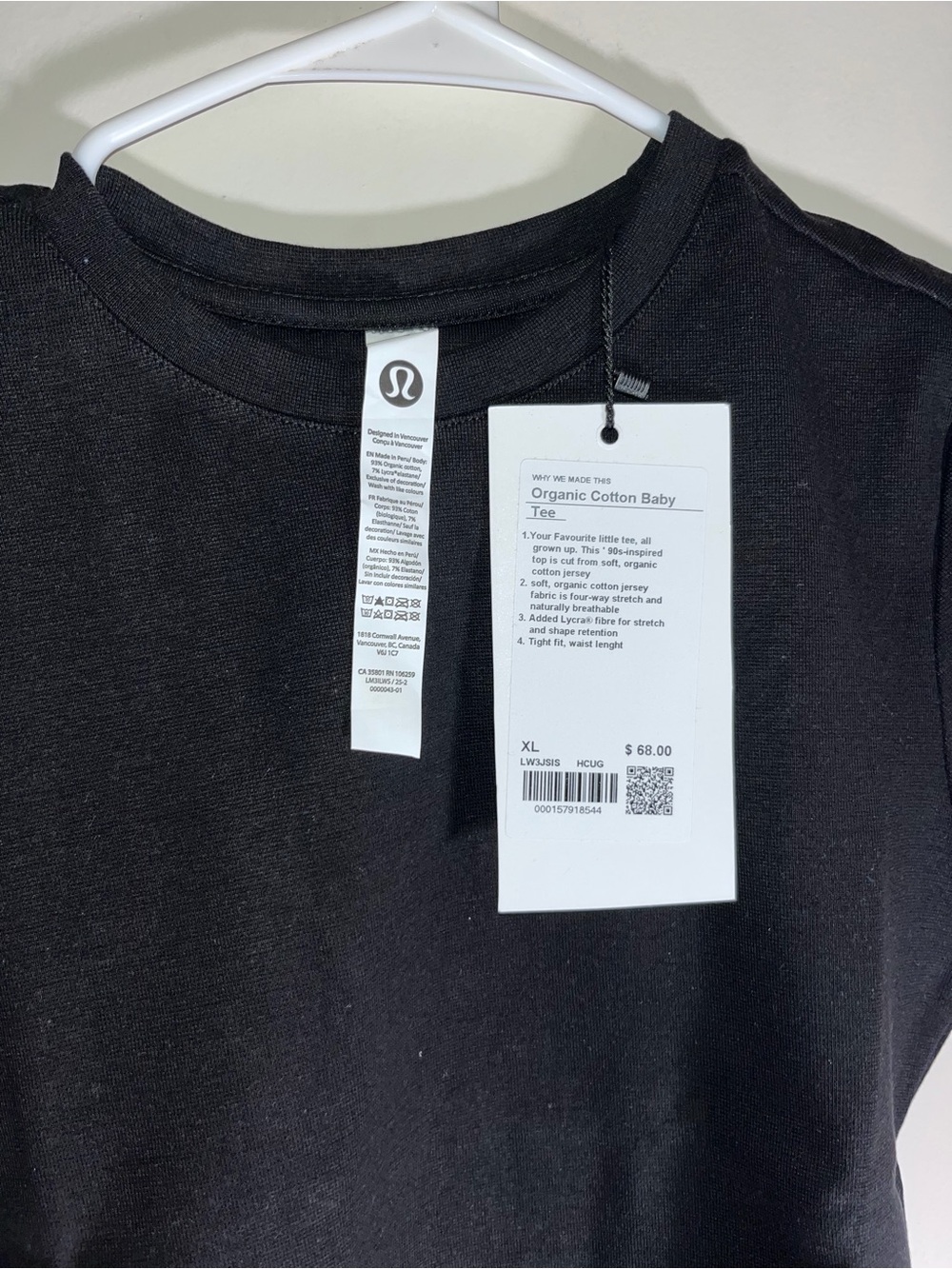 lululemon athletica Women's Short Sleeve Tee — black - Picture 2 of 4